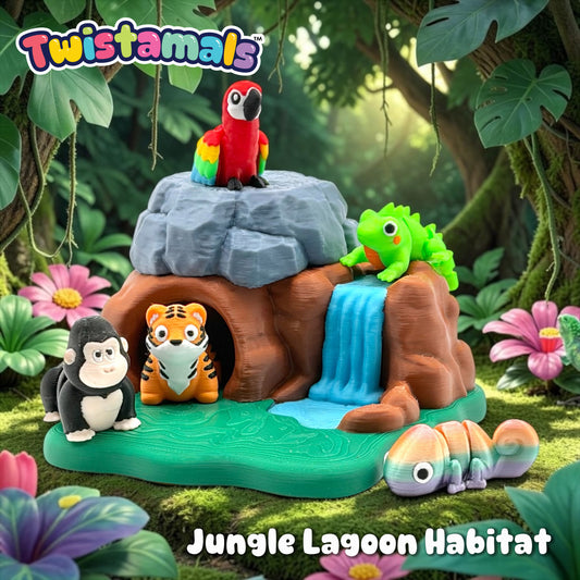 Twistamals Jungle Lagoon Habitat
