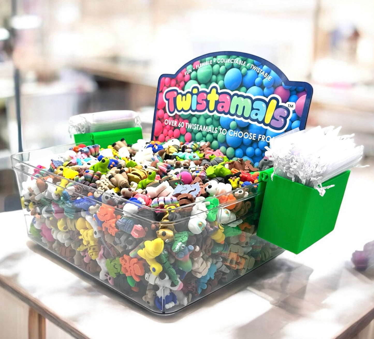 Twistamals Full Color Counter Display