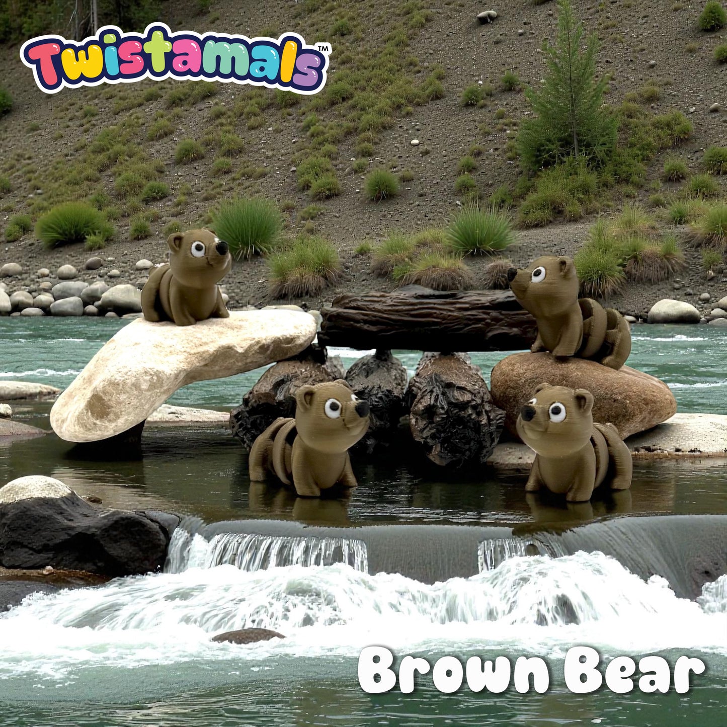 Twistamals Brown Bear